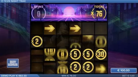 Night Trax slot screenshot 12