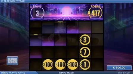 Night Trax slot screenshot 6