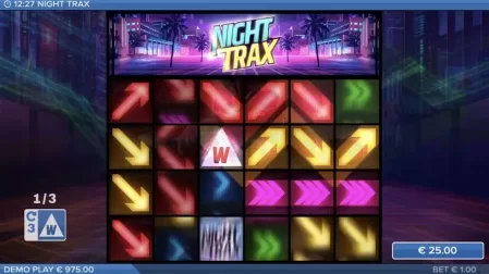 Night Trax slot screenshot 2
