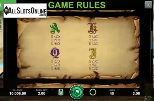 Game Rules. Pirates of Fortune from Caleta Gaming