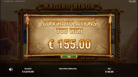 Raging Bison slot screenshot 5