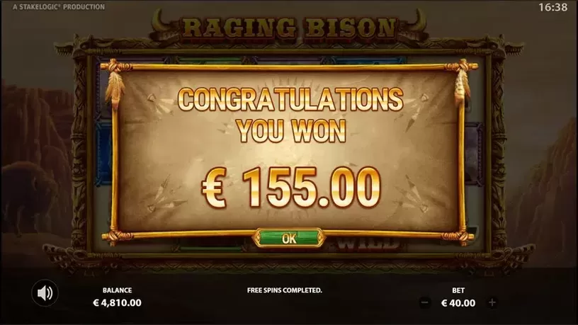 Raging Bison slot screenshot 5