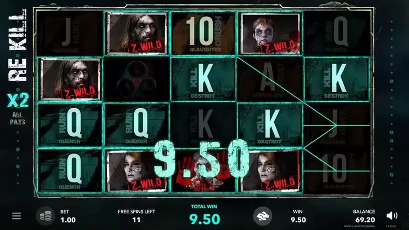 Re Kill slot screenshot 3