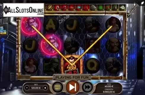 Win Screen. Real Life Super Heroes Bonus from Spinmatic