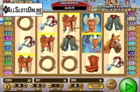Win Screen 3. Ride 'em Cowboy from Habanero