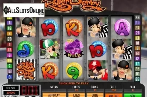 Screen6. Roller Derby from Microgaming