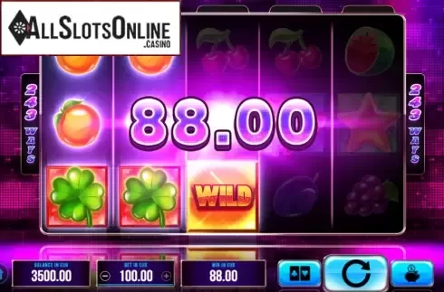 Win Screen. SYNC SPIN from SYNOT