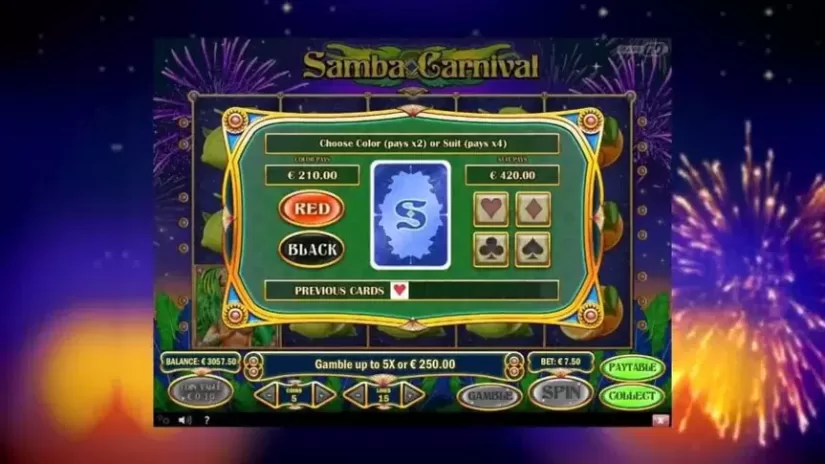 Samba Carnival slot screenshot 3