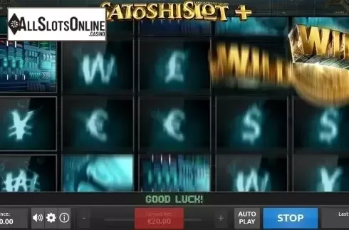 Reels animation screen. SatoshiSlot + from Rakki