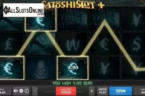 Win screen 1. SatoshiSlot + from Rakki