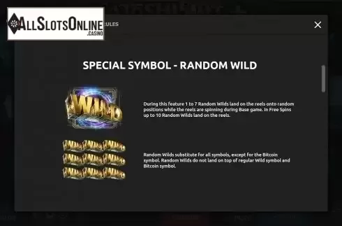 Paytable 2. SatoshiSlot + from Rakki