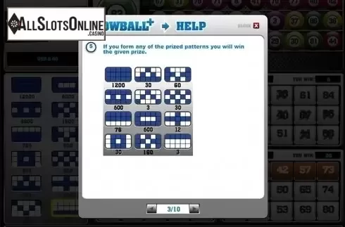 Paytable 2. Showball Plus from Others