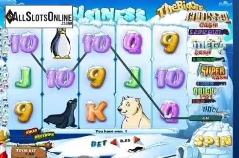 Win Screen . Snow Business from Bwin.Party