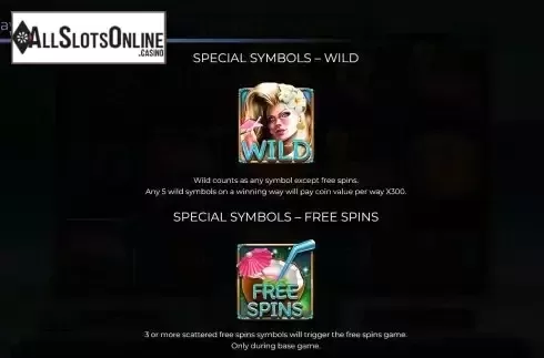 Special symbols screen