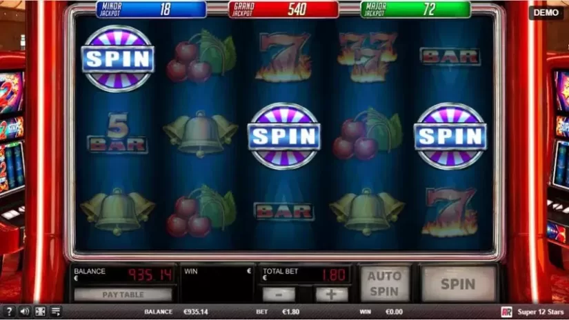 Super 12 Stars slot screenshot 3