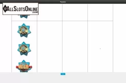 Paytable 4. The Keystone Kops from IGT