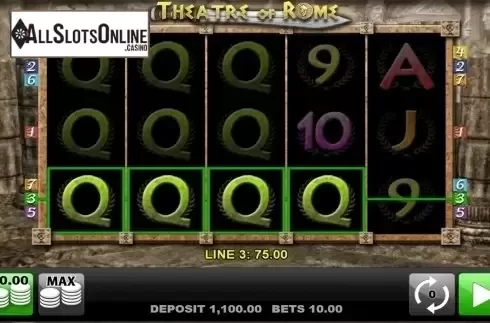 Win screen 2. Theatre of Rome from Merkur