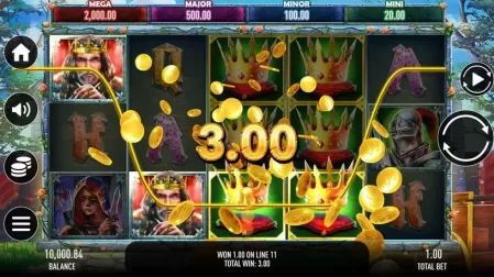 Throne Of Camelot slot screenshot 4