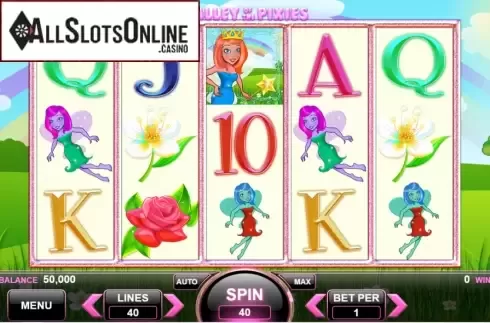Reel Screen. Valley of Pixies from Spin Games