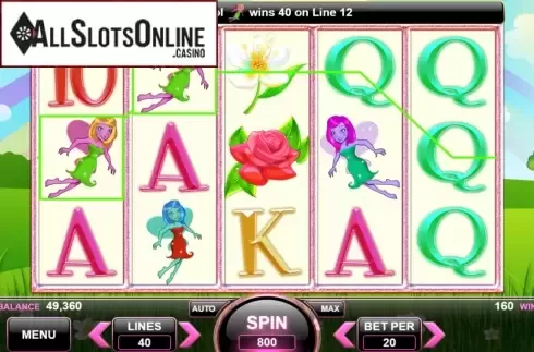 Win Screen 1. Valley of Pixies from Spin Games