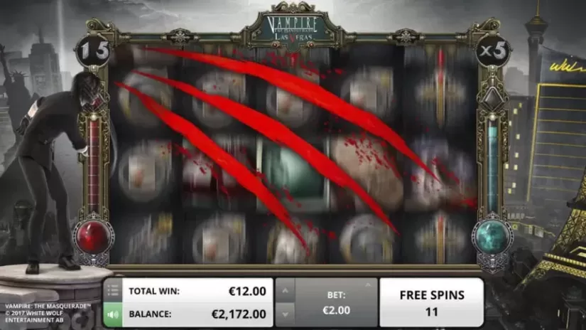 Vampire: The Masquerade — Las Vegas slot screenshot 3