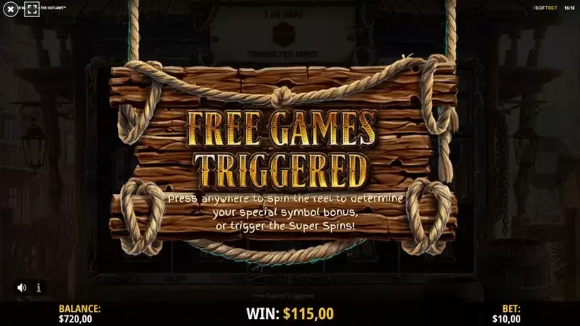 Van Der Wilde and the Outlaws slot screenshot 5