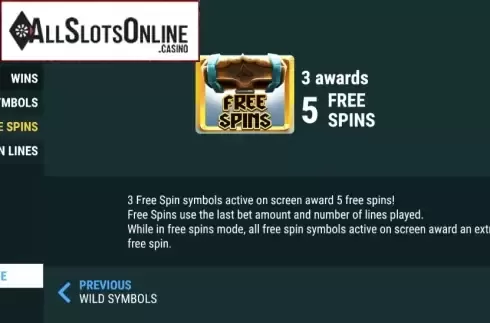 Free Spins. Viking Lightning Spins from Slot Factory