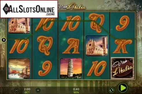 Play screen1. Viva L'Italia from 888 Gaming