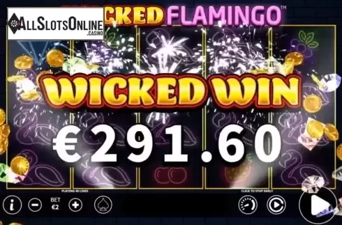 Big Win. Wicked Flamingo from Skywind Group