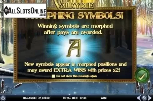 Start Screen. Wild Valkyrie from GamesLab