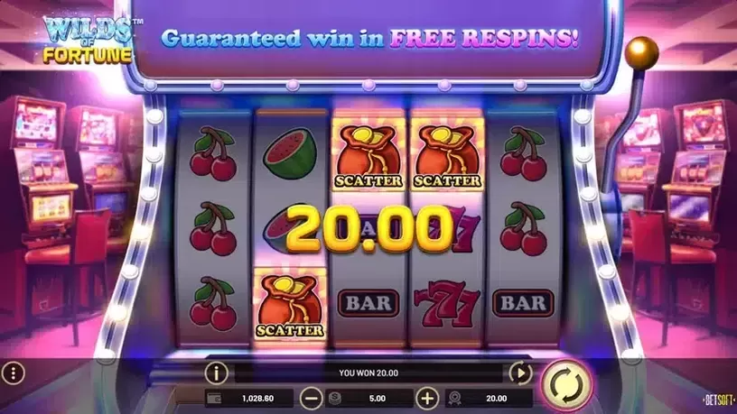 Wilds of Fortune slot screenshot 3