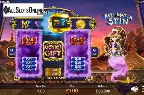 Bonus game screen. Wishes from Revolver Gaming