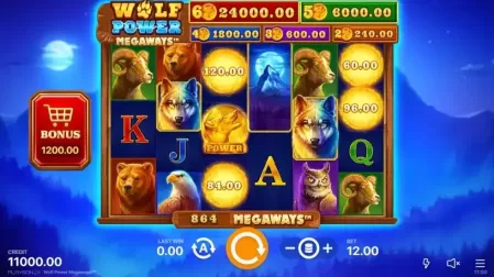 Wolf Power Megaways slot screenshot 1