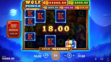 Wolf Power Megaways slot screenshot 2