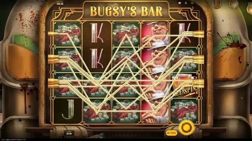 Bugsy's Bar slot screenshot 2
