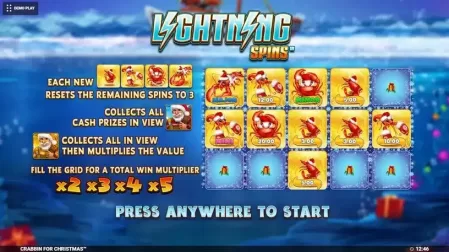Crabbin' For Christmas slot screenshot 3