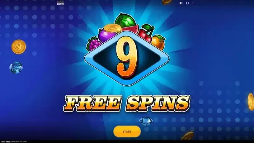 Diamonds Up slot screenshot 3
