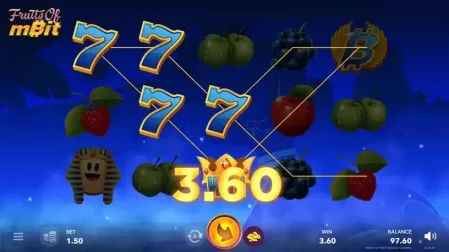 Fruits of Mbit slot screenshot 3