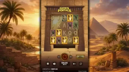 Giza’s Portals slot screenshot 2