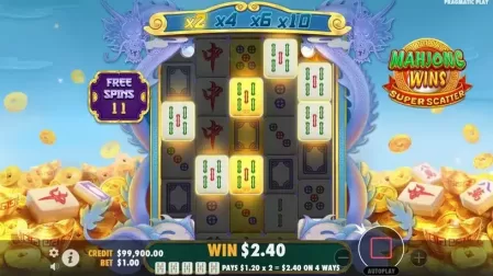 Mahjong Wins Super Scatter slot screenshot 4