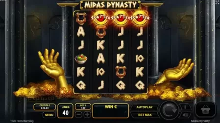 Midas Dynasty slot screenshot 2