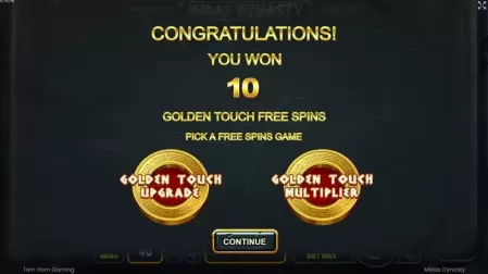 Midas Dynasty slot screenshot 3