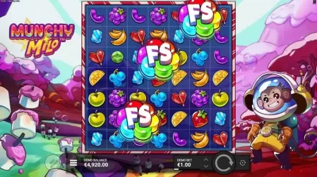 Munchy Milo slot screenshot 2