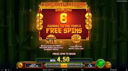 Pandastic Adventure slot screenshot 5