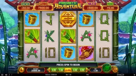 Pandastic Adventure slot screenshot 1