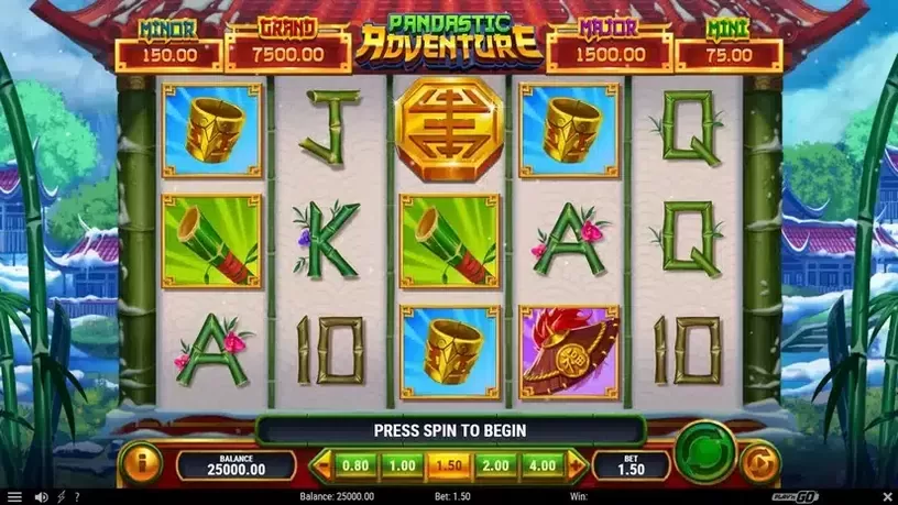 Pandastic Adventure slot screenshot 1