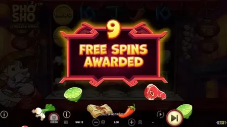 Pho Sho Hold & Win slot screenshot 2