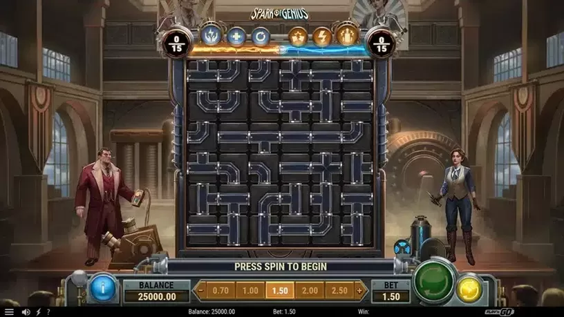Spark of Genius slot screenshot