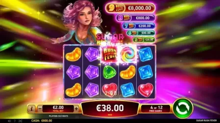 Sugar Rush Fever slot screenshot 4
