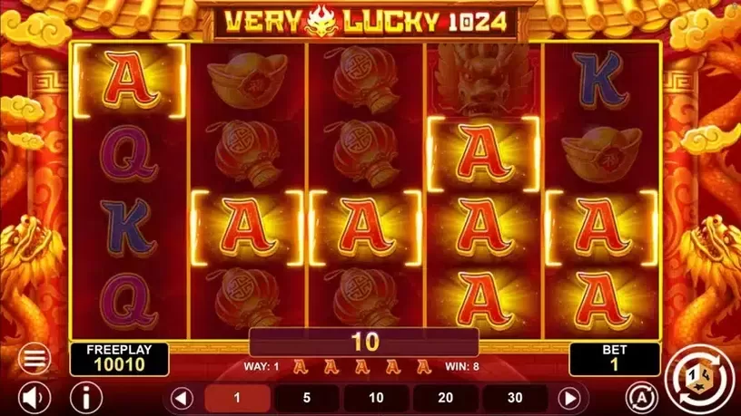Very Lucky 1024 slot screenshot 2